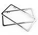 Slim Style Polished Stainless Steel License Plate Frame Mirror Finish 2 Holes, 2 Pack