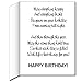 VictoryStore Jumbo Greeting Cards: Giant Birthday Card (birthday cake), 2’x 3' card with envelope