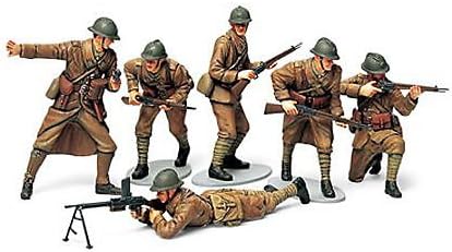 Tamiya Military Kit 1: 35&nbsp;300035288&nbsp;&ndash;&nbsp;WWII Figures Set French Infantry (6)
