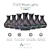ASAKUKI 400ml Essential Oil Diffuser with 6 Bottles 10ml Pure Natural Essential Oils, 7 LED Color Changing Light and Auto Shut-Off – for Home, Office, Spa, Study, Gymthumb 1