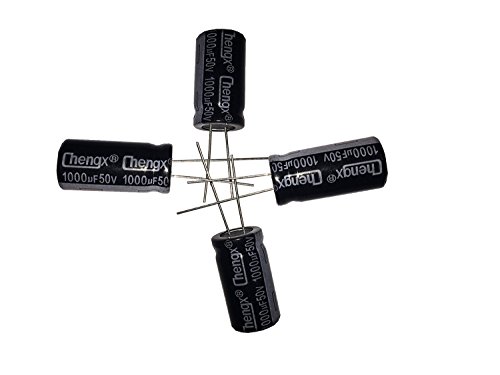 1000uf 50v 13x25 +/-20% -40°c to +105°c 20pcs aluminum electrol…