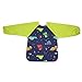 Hi Sprout Infant Toddler Baby Waterproof Sleeved Bib, Bib with Sleeves&Pocket, 6-24 Months (Dinosaurs)