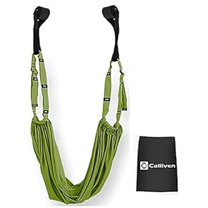 Professionele Aerial Yoga Hangmat, Yoga Stretch Band, Aerial Yoga Swing, Dansassistent Trainingsapparaat groen