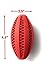 Healthy Teeth Interactive Dog Toy Chew Red Toothbrush Alternative All Natural Brushing Bouncy Durable Rubber Ball For Dogs Massage Teeth Gums (Red)