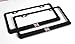 2Pcs Nissan GT-R Matte Aluminum Alloy License Plate Frame,with Screw Caps Cover Set, Suitable for US Standard Car License Frame for Nissan GT-R.