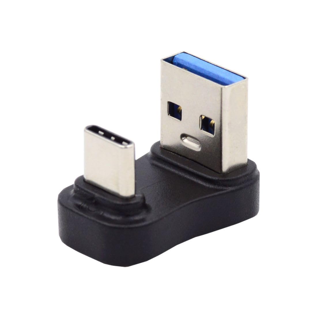 chenyang USB 3.0/3.1 Connector USB C to USB 3.0 Data 10Gbps Charge Adapter 180 Degree U Shape UP Angled