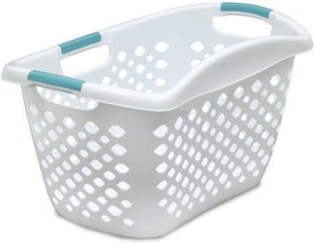 Home Logic 1.8-Bu Large Capacity Hip Grip Laundry Basket (2)