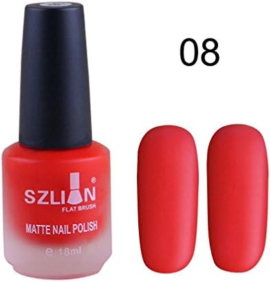 Dingji 18ml Fast Dry Matte Dull Nail Polish Lasting Nail Art Matte Nail Polish Gel (H)