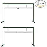 iPower 2 Pack 24W 2 Feet T5 Grow Light System with Stand Rack for Plant Growing, 6400K