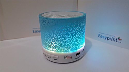 Colourful LED MP3 Speaker Bluetooth with FULL QURAN - Eid Islamic Gift (Blue)