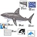 Transformer Robot,Children's Toy Shark Deformation Robot Ocean Anime Figurine Gift for Christmas Educational Toys (Gray, Shark Deformation Robot Toy)