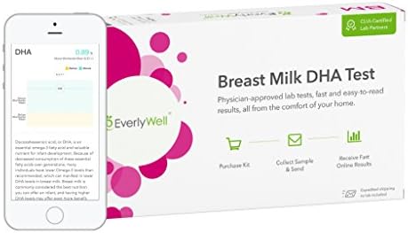 EverlyWell - Breast Milk DHA Test - Monitor DHA Content in Breastmilk (Not available in MD,NY, NJ, RI)