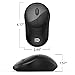 Wireless Keyboard and Mouse Combo, FD iK6630 2.4GHz Cordless Cute Round Key Set Smart Power-Saving Quiet Slim Combo for Laptop, Computer,TV and Mac