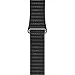 top4cus Apple Watch Band 38mm Leather Loop with Adjustable Magnetic Closure iWatch Band Replacement Bracelet Strap for Apple Watch 38mm Model Series 1 and Series 2 - Black