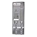Stainless Steel Knife and Server Set with Faux Crystal Handles for Weddings, Birthdays, Cakes, Home Kitchen Gifts by Super Z Outlet®
