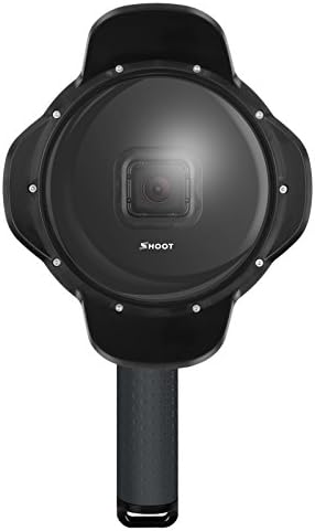 Wi4You Dome Port with Lens Hood Cover Removable Case for GoPro HERO6 and HERO5
