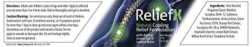 ReliefX 4oz. Pain Relief Cream with Arnica - May Help Relieve Soreness in Muscles, Joints, Feet and Lower Back