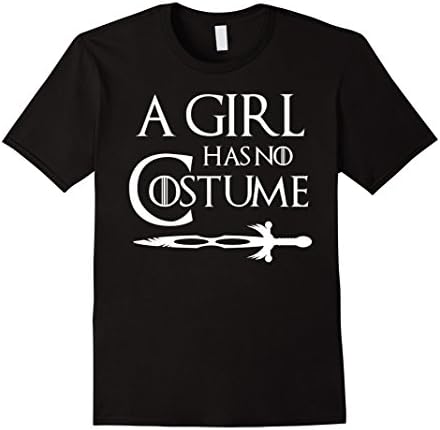 Mens A Girl Has No Costume T-Shirt Large Black