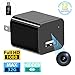 Spy Hidden Camera Full HD 1080P Mini Hidden Nanny Cam USB Wall Charger Surveillance Camera