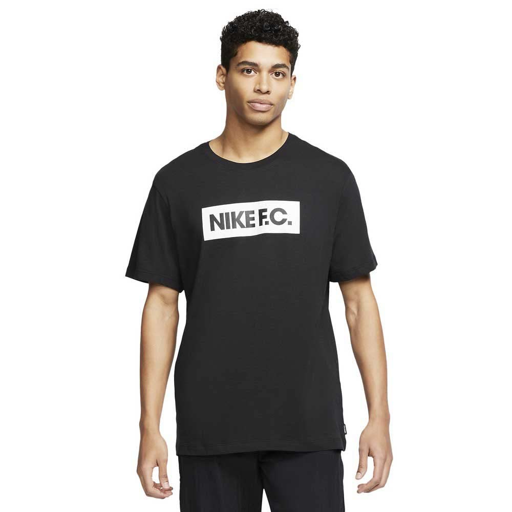 Nike FC Men's T-Shirt, Black/White, L