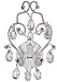 Tadpoles Chandelier Sconce, White