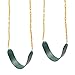 Playground Swing with Plastic Coated Swing Chains Accessories 2 Pack - Set of Swing Set Replacement Parts - Sets of Outdoor Swings for Jungle Gym