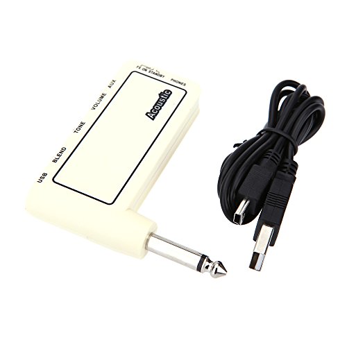 Andoer Vitoos Electric Guitar Plug - Ammoon Mini Rechargeable Electric Guitar Buy Online In Botswana At Desertcart