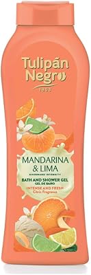 Tulipán Negro Gel de Baño Mandarina y Lima, 650 ml