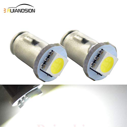 Ruiandsion Dashboard Light LED Bulbs BA7S 5050 1SMD 30lm White 12V Auto
