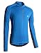 KORAMAN Mens Long Sleeve Cycling Jersey with Thumb Hole Quick Dry Bike Biking Shirts