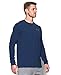 Under Armour Men's Vertical Wordmark Long Sleeve T-Shirt, Midnight Navy/Graphite, X-Large