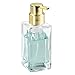 InterDesign Casilla Modern Glass Foaming Soap Pump, Refillable Dispenser Holds 14 oz., for Kitchen, Bathroom, Sink, Vanity, Bedroom, 2.94