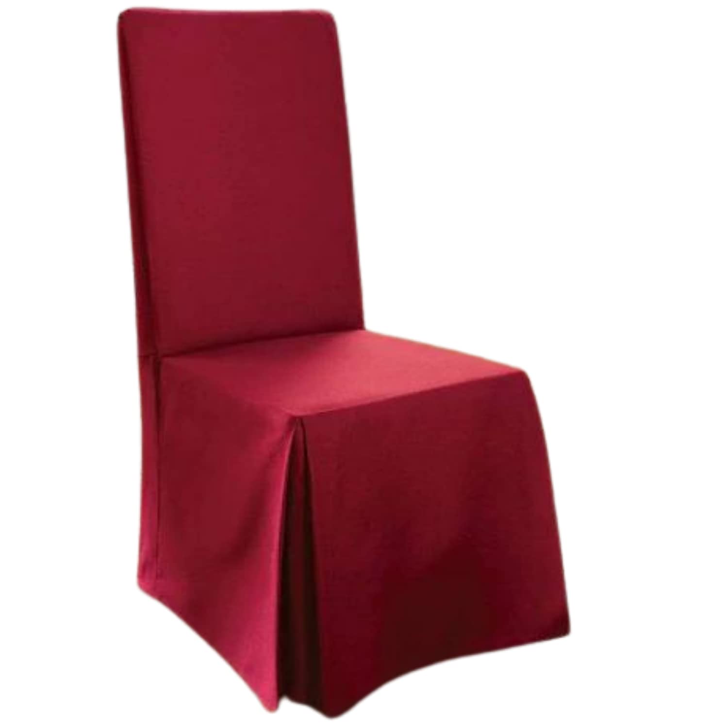 Surefit Slipcover, Cotton, Claret, Dining Chair