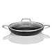 TECHEF - Onyx Collection, 12-Inch Everyday Pan with Glass Lid, coated with New Teflon Platinum Non-Stick Coating (PFOA Free)