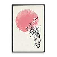 Framed Canvas Wall Art Modern Geometric Pattern Canvas Prints Home Artwork Decoration for Living Room,Bedroom - 16x24 inches