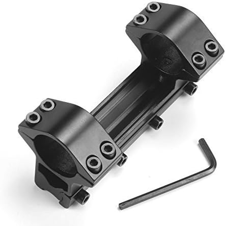 Adjustable Scope Mount, ZIKO High Power Magnum AirGun Scope Mount With Stop Pin.25.4mm High Profile Dovetail Rail Scope Mounts Dual Rings Fit 11mm Dovetail Rail