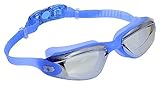 SWIM GOGGLES] JOYOUTH Swimming Goggles No Leaking Anti Fog UV Protection Triathlon Swim Goggles with Free Protection Case for Adult Men Women Youth Kids Child, Blue (Blue)