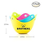 Egg Poacher – BROTHERS Silicone Egg Poaching Cups, For Microwave or Stovetop Egg Cooking, BPA Free, Pack of 4