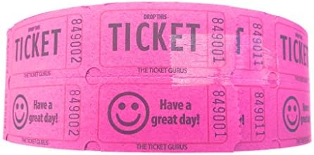 The Ticket Gurus Double Smile Raffle tickets-2000/roll