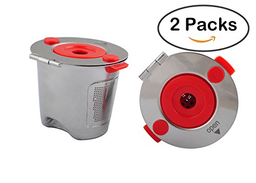 Stainless steel reusable k cup refillable coffee filter…