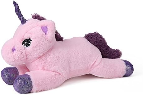 Dolphienshow Unicorn Stuffed Animal Pink Unicorn Plush Toy for Girls,15 inches
