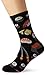 Socksmith Men's Novelty Crew Socks Sushi-Black ,Large