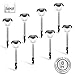 LED Solar Lights Outdoor Landscape Pathway Lighting – Sun Powered Yard Lights for Garden, Ground Path, Walkway, & Driveway, 8 Pack