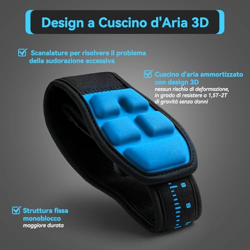 AGPTEK Epicondylitis Elbow Brace, Epicondylitis Elbow Brace with 3D Air Cushion for Tendonitis Pain Relieving Injury, Ideal for Tennists, Golfers, Men and Women