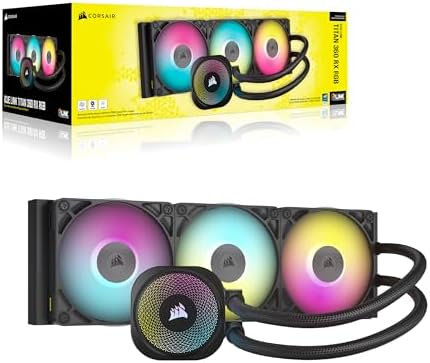 iCUE LINK TITAN 360 RX RGB Refroidisseur Liquide Pour CPU – Noir