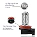 2pcs SUPER Bright Green H11/H8 LED Bulbs for Fog Lights 5730 33SMD Fog Lamp Driving DRL Lights 12V