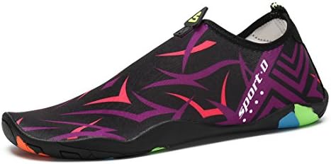 OOLIVUPF Mens Womens Water Shoes Beach Swim Shoes Quick Dry Auqa Socks for Surf Pool Yoga Exercise