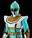 Power Rangers Mystic Force Mystic Sound 6 Inch Tall Action Figure - Blue Power Ranger with Weapons That Glow in the Dark