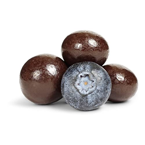 Gourmet Dark Chocolate Blueberries by It’s Delish, 1 LB Bag Dark