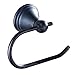 Cavoli Toilet Paper Holder Hanging Oil Rubbed Bronze Bathroom Paper Holder, Single Post,Bronze Wall Mounted Black